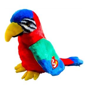 Ty Beanie Babies Jabber The Parrot